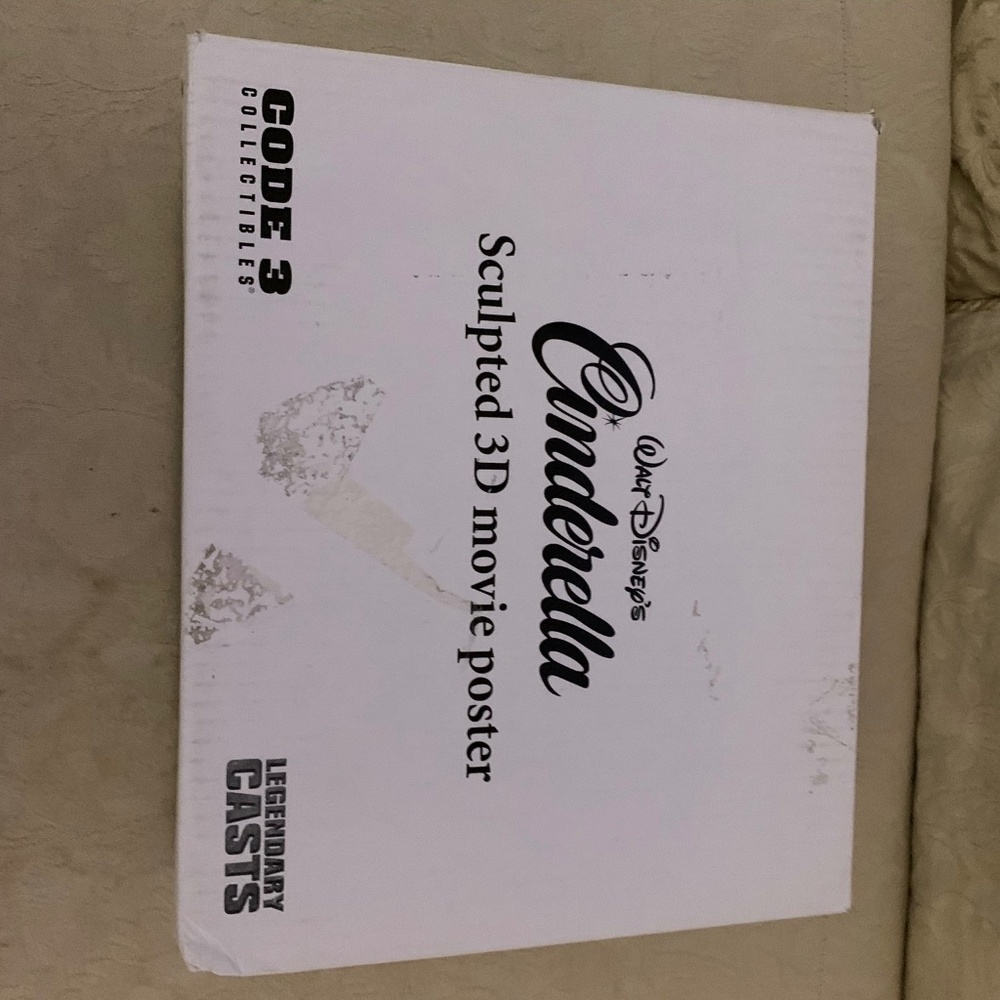 Disney 3D sculptured resin collector posters